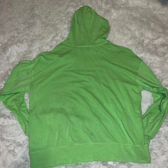Sundry Women’s Green Lightweight Hoodie with Colorful String Size 1 (Small) - Picture 4 of 5